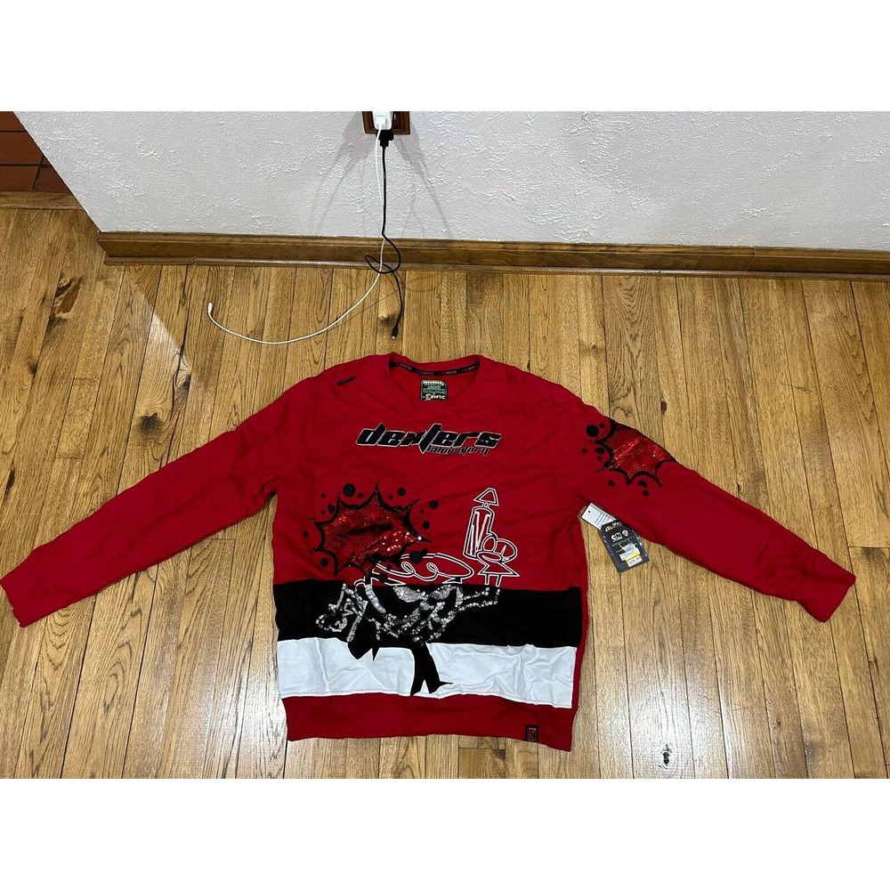 Dexter’s Laboratory deKryptic Sweatshirt Limited Edition Sequin Size 3XL NWT